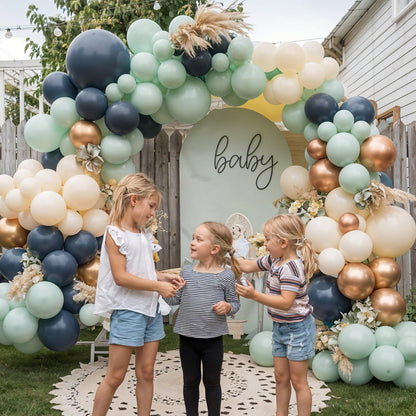 Ivory White Balloon Arch Kit,Boho Balloon Garland with Pastel Orange Cream Beige Champagne Gold White Sand Balloons for Neutral Baby Shower Wedding Boho Bridal Party Decorations