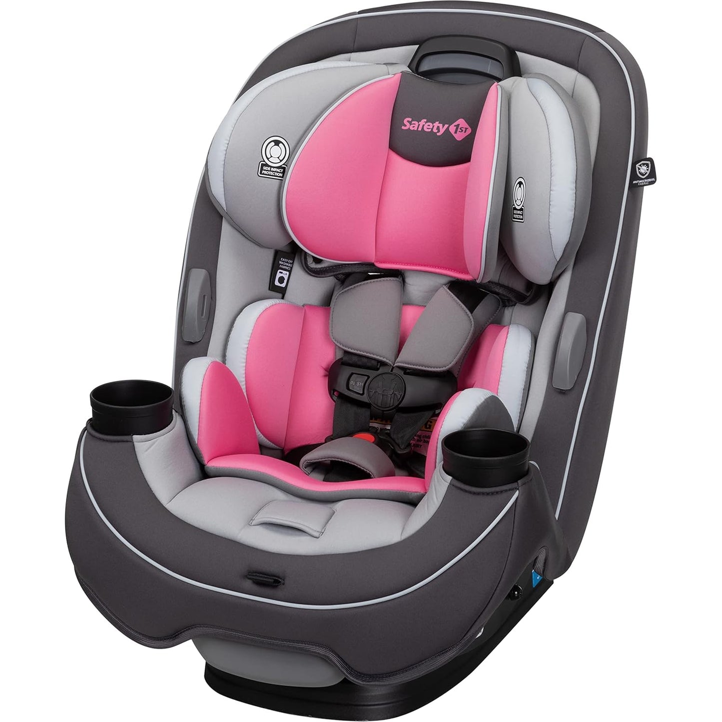 Safety 1st Grow and Go All-in-One Slim Convertible Car Seat, Rear Facing, 5-40 lbs, Forward Facing (30–65 lbs), High Back Booster Seat 40-100 pounds, Dunes Edge