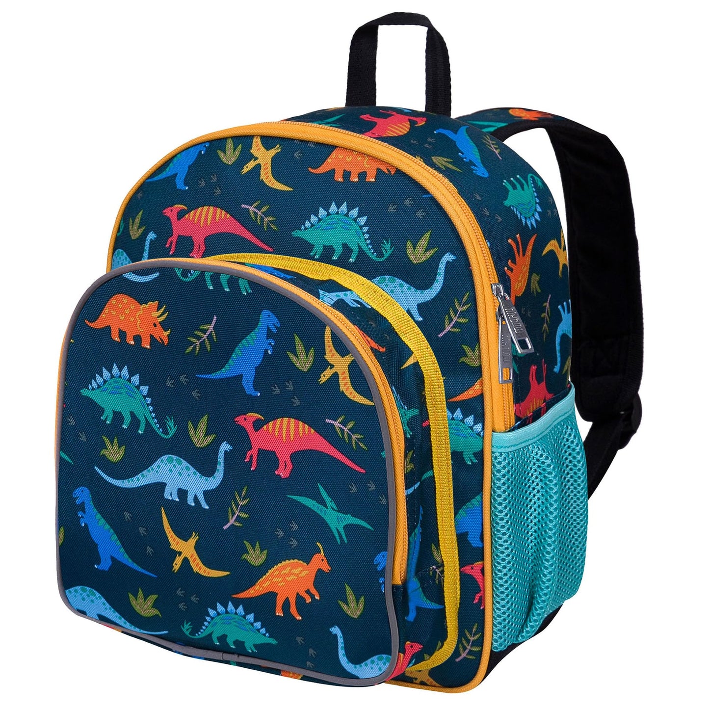 Wildkin 12-inch Kids Backpack – Padded, Adjustable, Ideal for Daycare & Travel - Trains, Planes, and Trucks