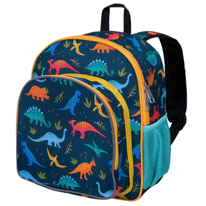 Wildkin 12-inch Kids Backpack – Padded, Adjustable, Ideal for Daycare & Travel - Trains, Planes, and Trucks