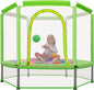 Merax 55" Mini Trampoline for Kids, 4.5FT Indoor Outdoor Toddler Trampoline with Safety Enclosure Net and Pit Balls Baby Small Trampoline Birthday Gifts for Girl and Boy Age 3 Months and up,