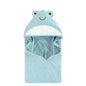 Hudson Baby Unisex Baby Cotton Animal Face Hooded Towel, Pretty Elephant, One Size
