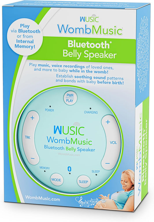 Wireless Pregnancy Headphones for Belly by Wusic: Womb Music Bluetooth Baby Headphones is a Pregnancy Essentials for First Time Mom Gifts, Play Your Baby Music in The Womb