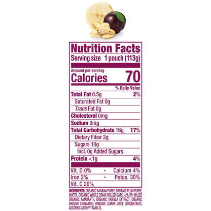 Happy Baby Organics Stage 2 Baby Food Pouches, Gluten Free, Vegan & Healthy Snack, Clearly Crafted Fruit & Veggie Puree, Fruit & Veggie Variety Pack, 4 Ounces (Pack of 10), Amazon Exclusive