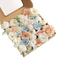 Artificial Flowers Combo, Fake Flowers for DIY Tables Centerpieces Baby Shower Bridal Shower Wedding Bouquet Arrangements Party Candle Holder Cake Decor Flower Home Decorations