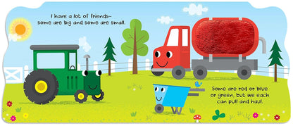 Busy Tractor - Touch and Feel Board Book - Sensory Board Book