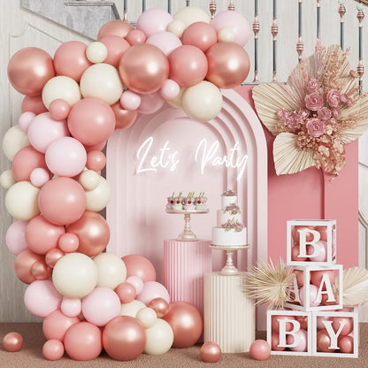 Dusty Blue Sage Green Balloon Arch Kit Slate Fog Blue Pastel Green White Sand Beige Gold Balloons Garland for Jungle Safari Birthday Baby Shower Wedding Party Decorations