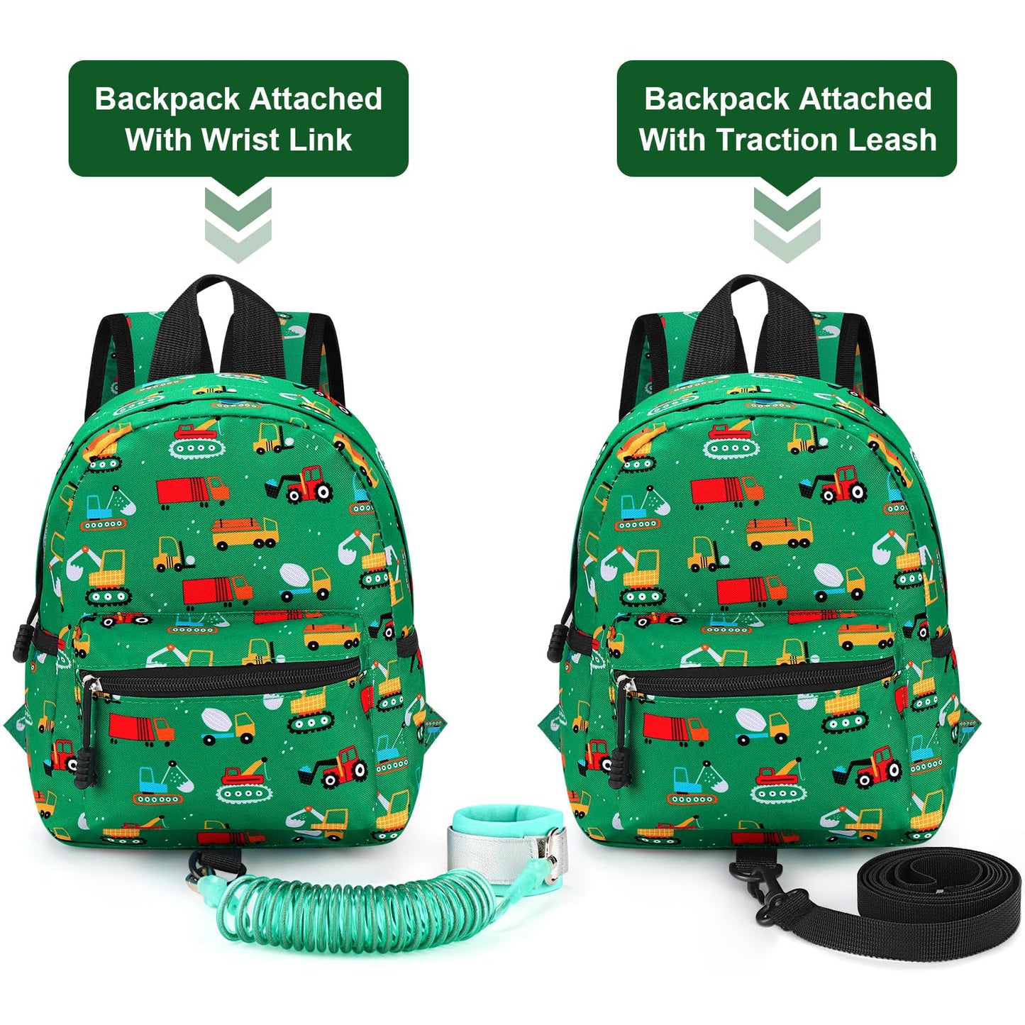 Accmor Toddler Backpack Leash, Cute Unicorn Baby Backpacks with Anti Lost Wrist Link, Mini Kids Backpack Leash Walking Harness for Outdoor Travel, Adorable Backpack Tether for Boys Girls 1-3 (Purple)