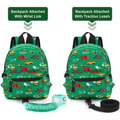 Accmor Toddler Backpack Leash, Cute Unicorn Baby Backpacks with Anti Lost Wrist Link, Mini Kids Backpack Leash Walking Harness for Outdoor Travel, Adorable Backpack Tether for Boys Girls 1-3 (Purple)