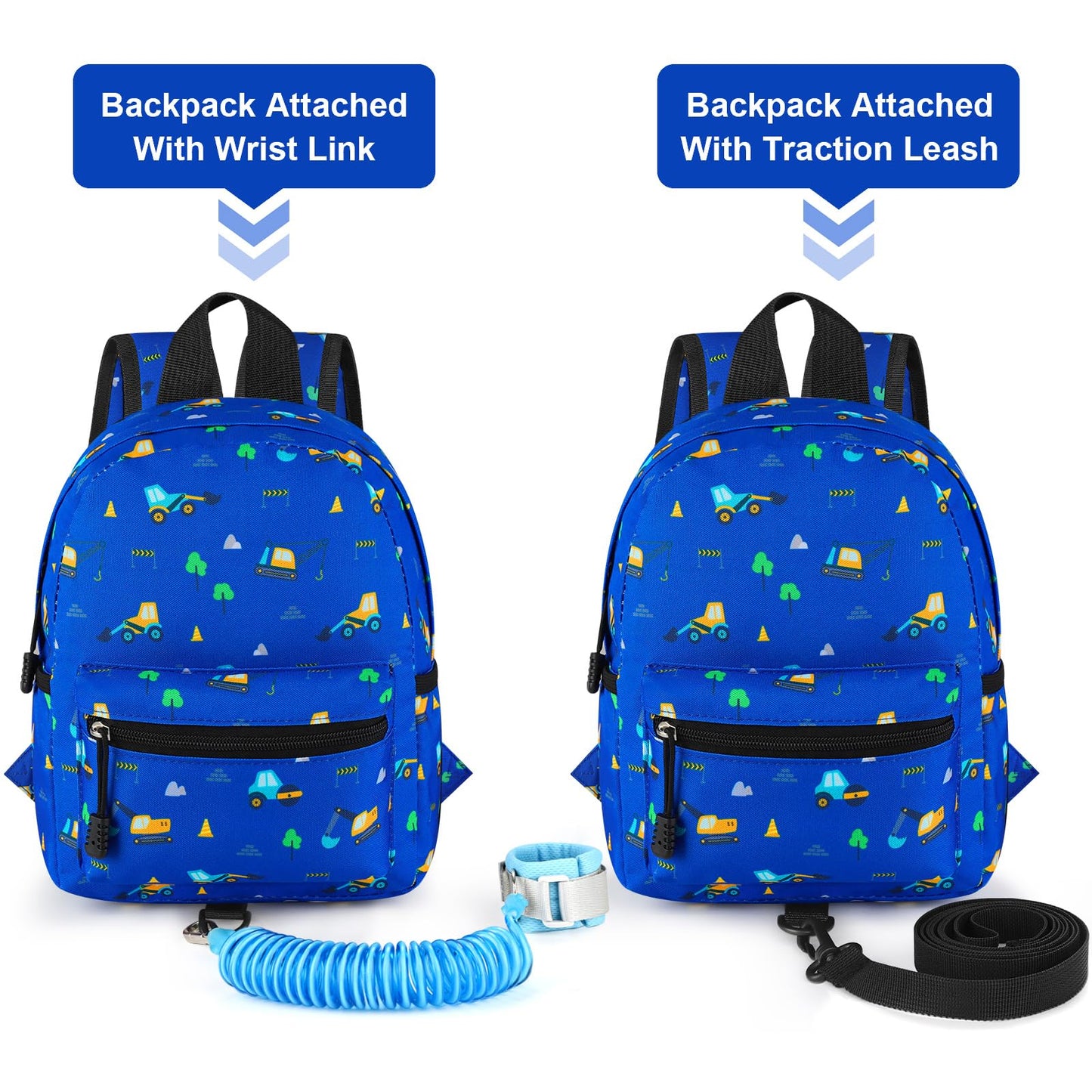 Accmor Toddler Backpack Leash, Cute Unicorn Baby Backpacks with Anti Lost Wrist Link, Mini Kids Backpack Leash Walking Harness for Outdoor Travel, Adorable Backpack Tether for Boys Girls 1-3 (Purple)