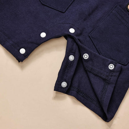 Baby Boy Clothes Newborn Outfits Stripe Romper Infant Cartoon Overall Adjustable Suspender Pants Set 0-18 Months