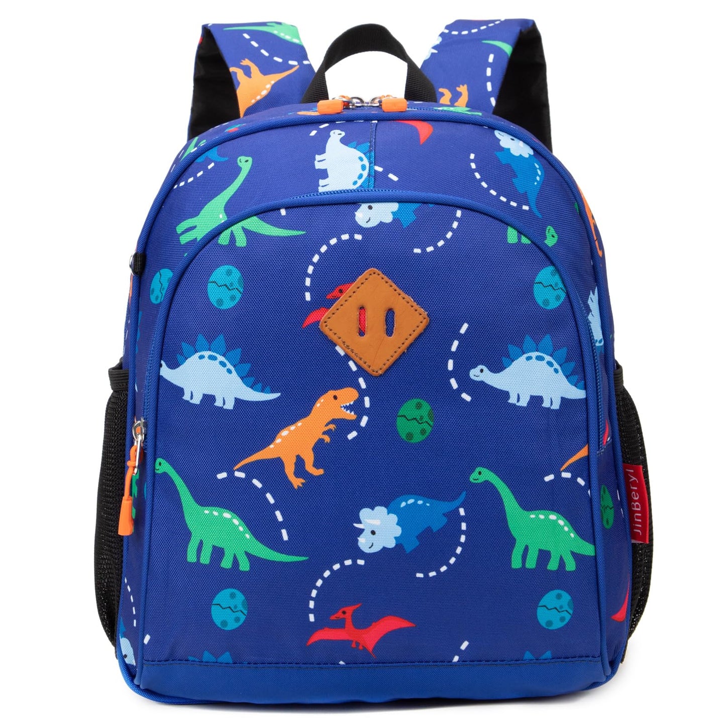 Toddler Backpack for Boys, 12 Inch Kids Dinosaur Backpack for Preschool or Kindergarten, Black