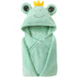 Toddler Hooded Bath Towel 27.5" X 55" Baby Towels with Hood Frog Soft Absorbent Toddler Towel Poncho Baby Hooded Blanket for Boys Girls