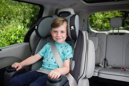 Safety 1st Grow and Go All-in-One Slim Convertible Car Seat, Rear Facing, 5-40 lbs, Forward Facing (30–65 lbs), High Back Booster Seat 40-100 pounds, Dunes Edge