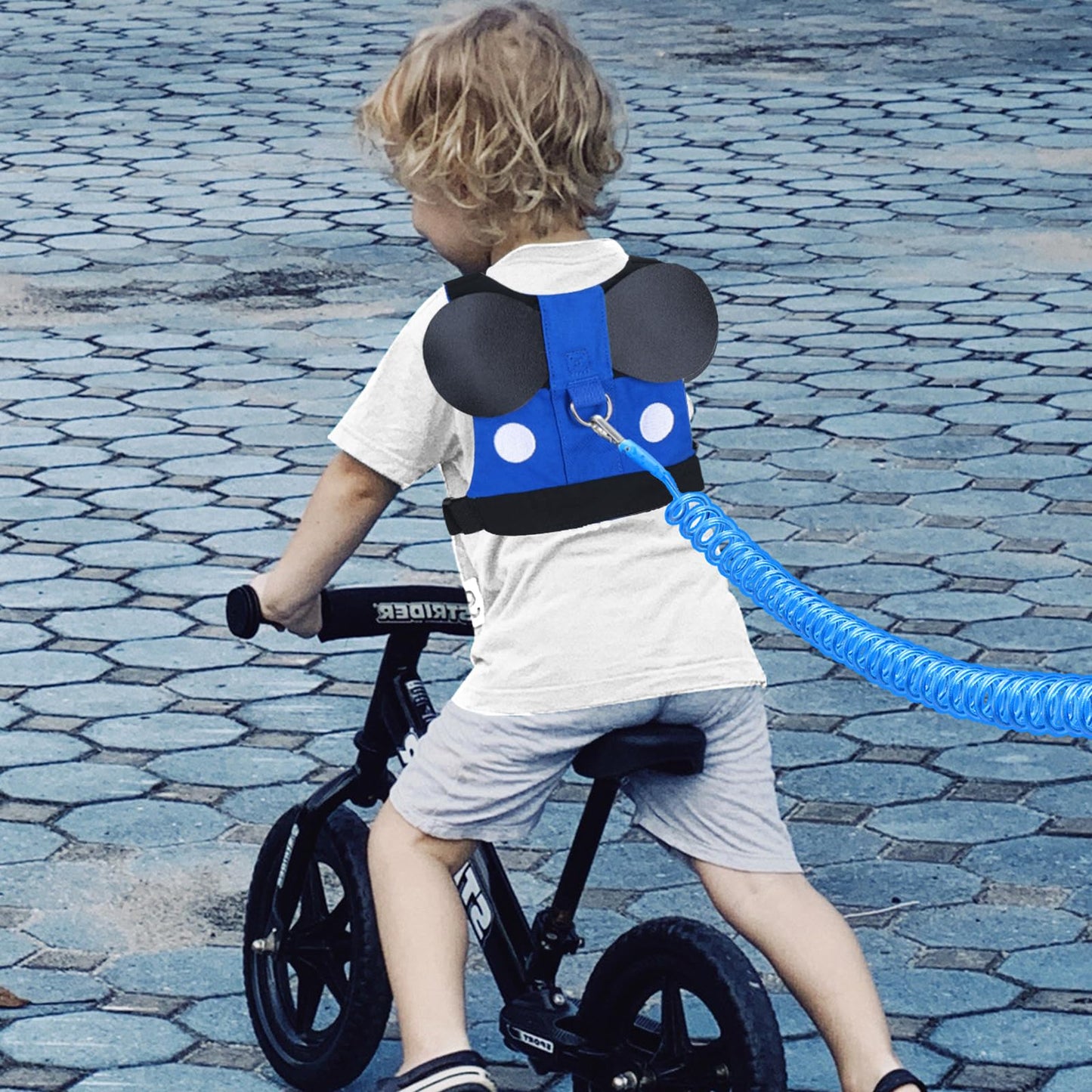 Accmor Toddler Leash Harness, Child Harness Baby Leash + Anti-Lost Wrist Link, Cute Kids Harness with Walking Strap Tether Belt for 1-5 Years Boys and Girls to Zoo or Mall