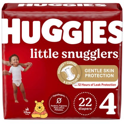 Huggies Newborn Diapers, Little Snugglers Baby Diapers, Size Newborn (up to 10 lbs), 31 Count