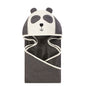 Hudson Baby Unisex Baby Cotton Animal Face Hooded Towel, Pretty Elephant, One Size