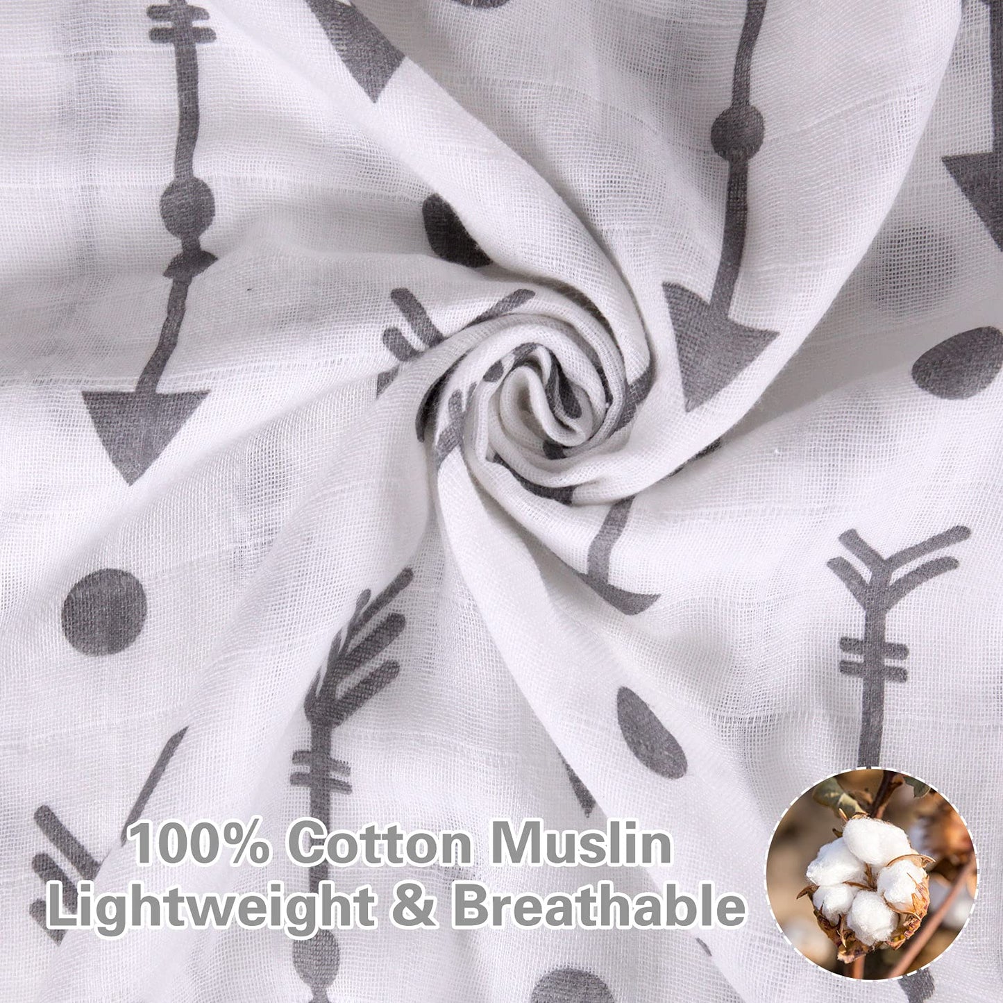 Rquite Car Seat Cover, Muslin Cotton Infant Car Seat Canopy, Breathable Baby Carrier Cover, Summer Stroller Sun Shade, Flower