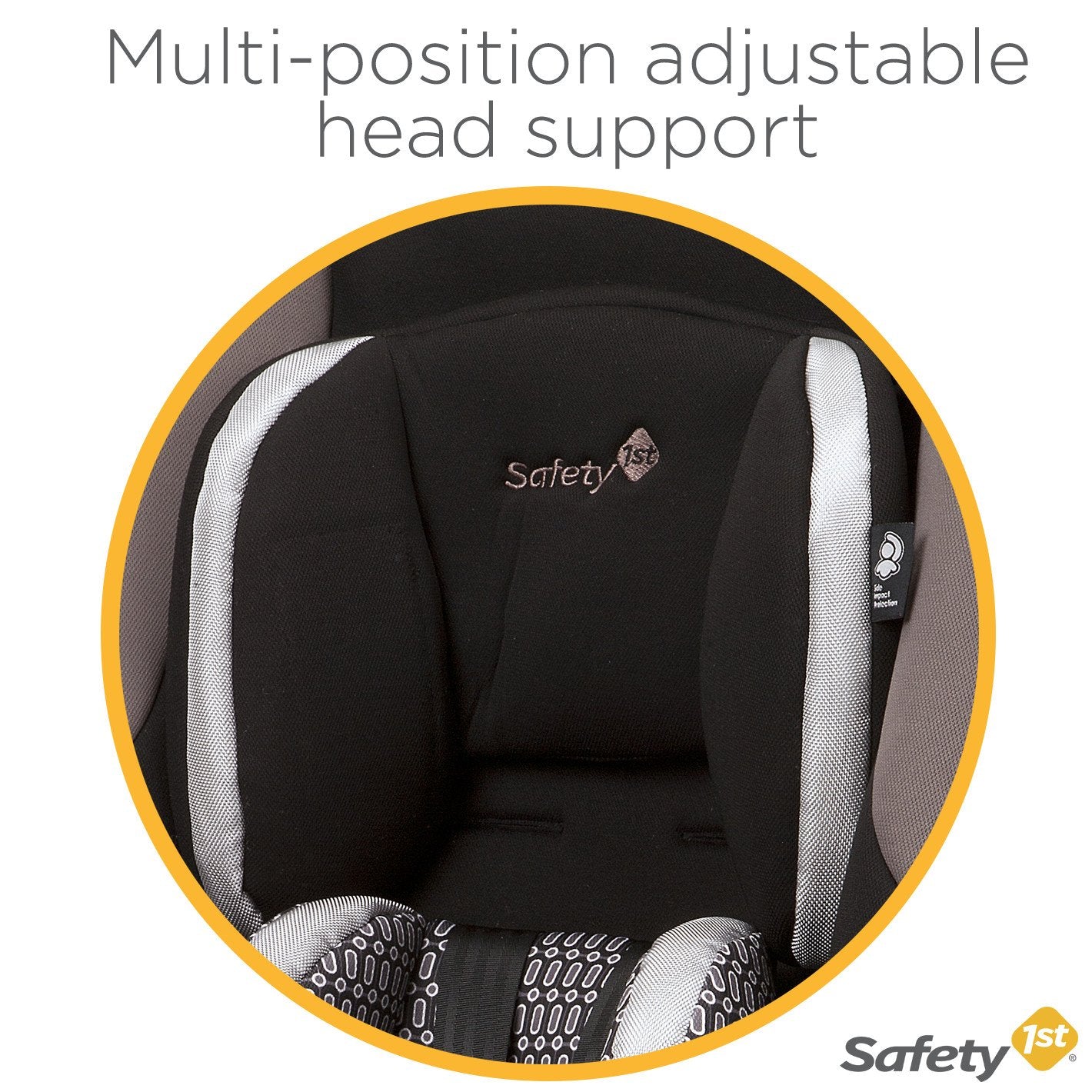 Safety 1st Guide Convertible Car Seat, Fits 3 Across, Forward Facing and Rear Facing, Chambers