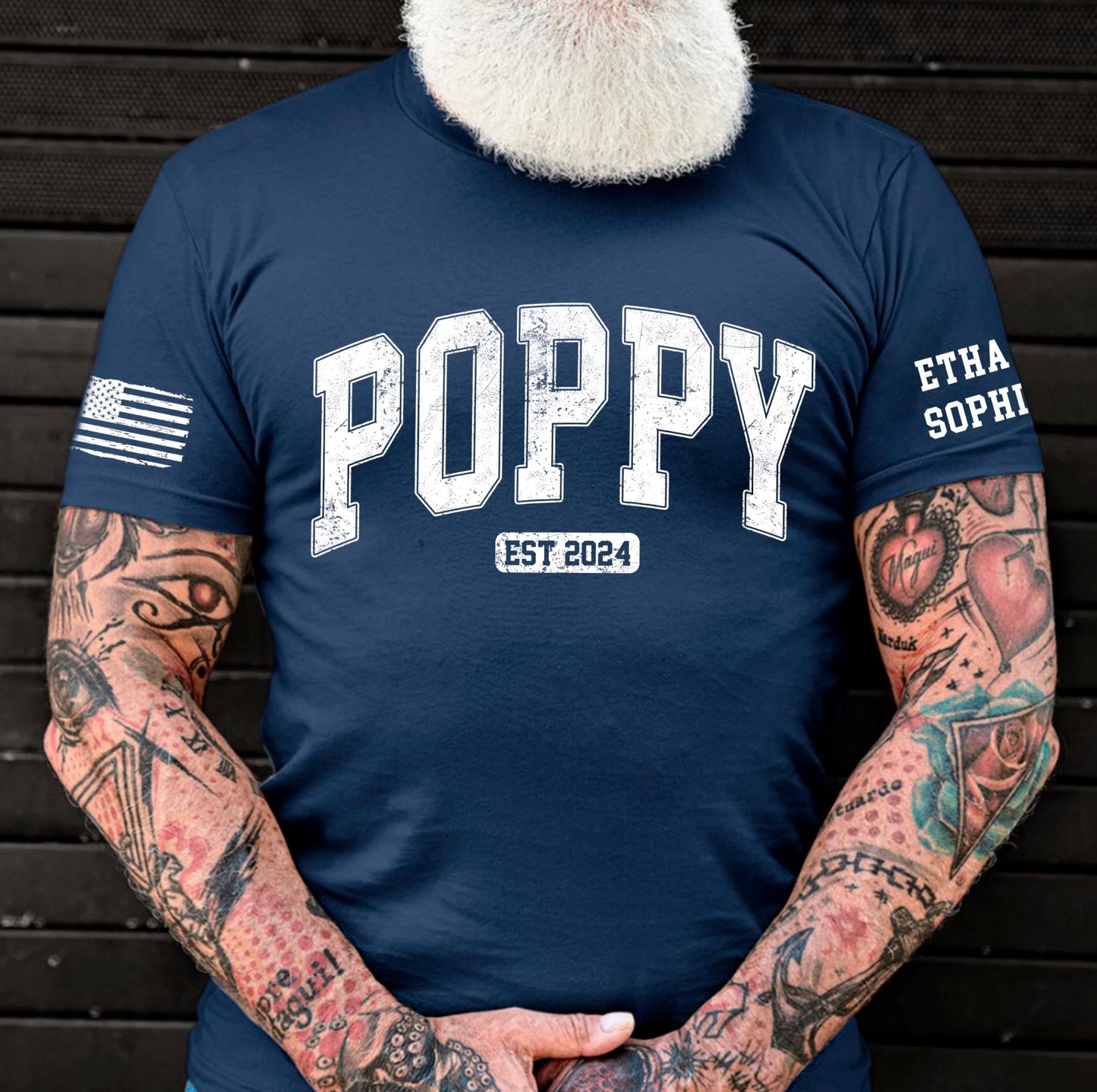 Personalized Custom Grandpa Shirt, Fathers Day Shirt Gifts for Grandpa, Gifts for Dad