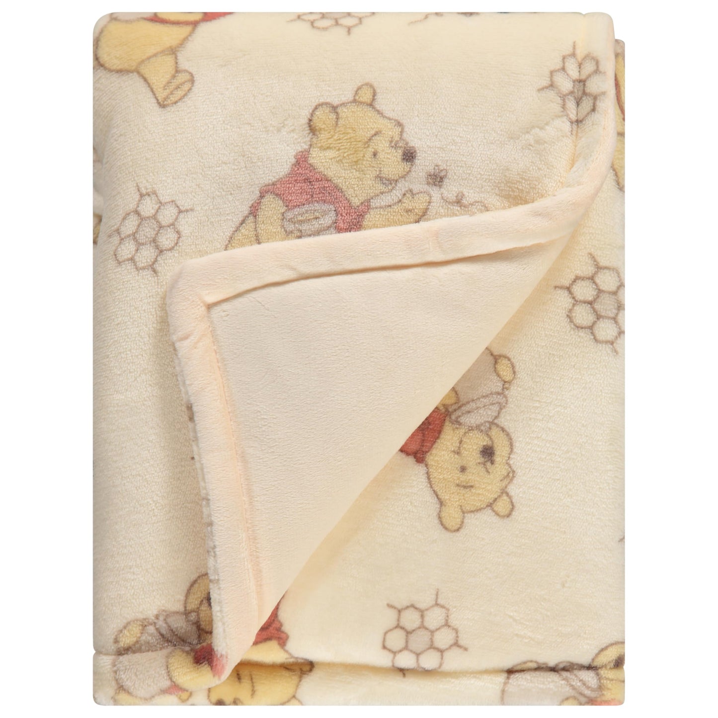 Disney Mickey Mouse, Minnie Mouse, Winnie The Pooh, Lilo and Stitch 2-Ply Infant Blanket - Soft Fleece with Polyfill - Cozy and Warm Baby Blanket for Baby Boys and Girls, 30x40 Inches