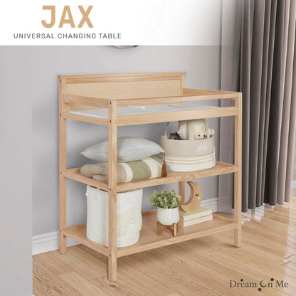 Dream On Me Jax Universal Changing Table, Blush Pink , 34x20x40 Inch (Pack of 1)