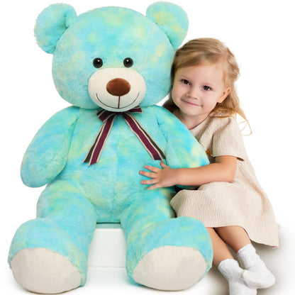 Tezituor 59" Gaint Teddy Bear Stuffed Animal,5ft Life Size Big Teddy Bears,Light Brown Cute Soft Plush Toy,Gifts for Kids Girls Boys Girlfriend Valentine,Christmas,Birthday,Baby Shower,Wedding Party