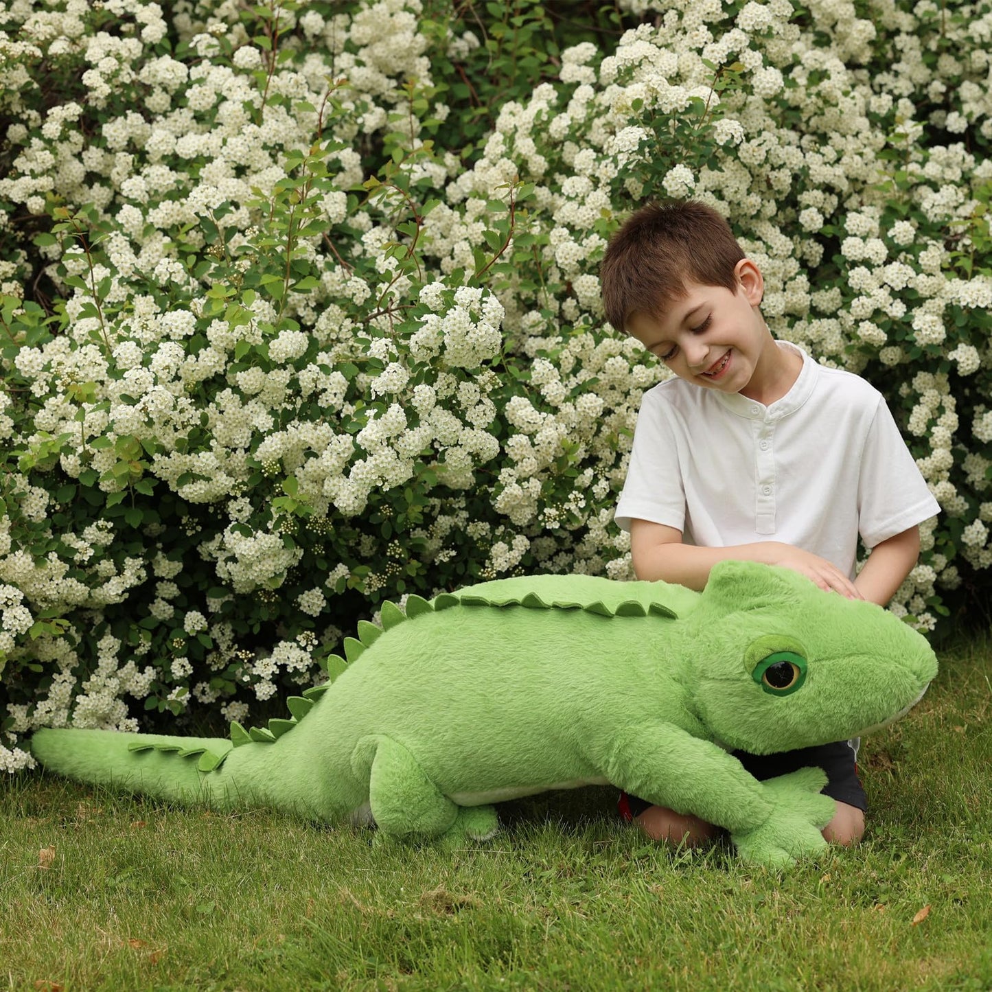 Tezituor 51 inch Giant Alligator Stuffed Animal, 4ft Large Stuffed Crocodile Plush Toy, Hugging Soft Alligator Plush Pillow for Girls Boys