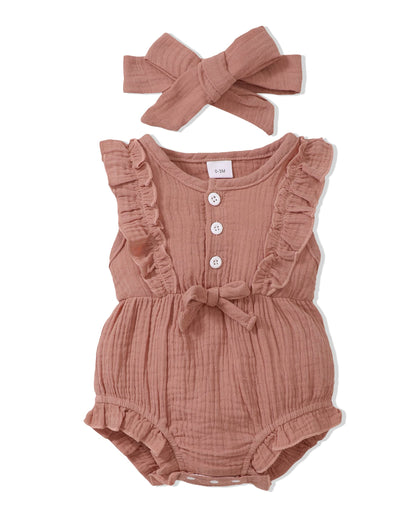 Renotemy Newborn Infant Baby Girl Clothes Rompers Summer Jumpsuits Short Sleeve Romper Infant Baby Clothes Girl