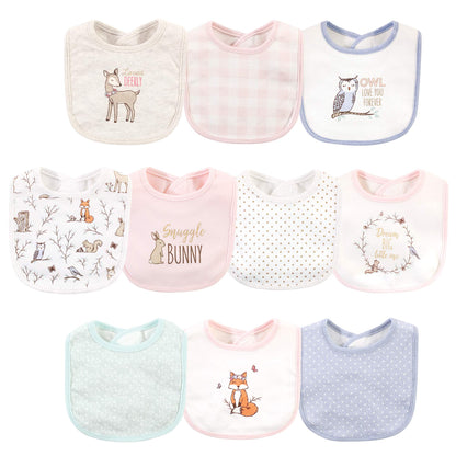 Hudson Baby Unisex BabyCotton Bibs