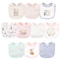 Hudson Baby Unisex BabyCotton Bibs