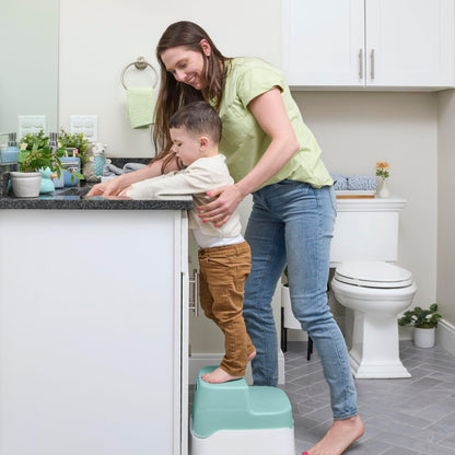 Ingenuity Prepare to Potty 3-in-1 System - Potty Training Toilet, Topper, Step Stool, Easy Setup, Pink, for Toddlers 18 Months+