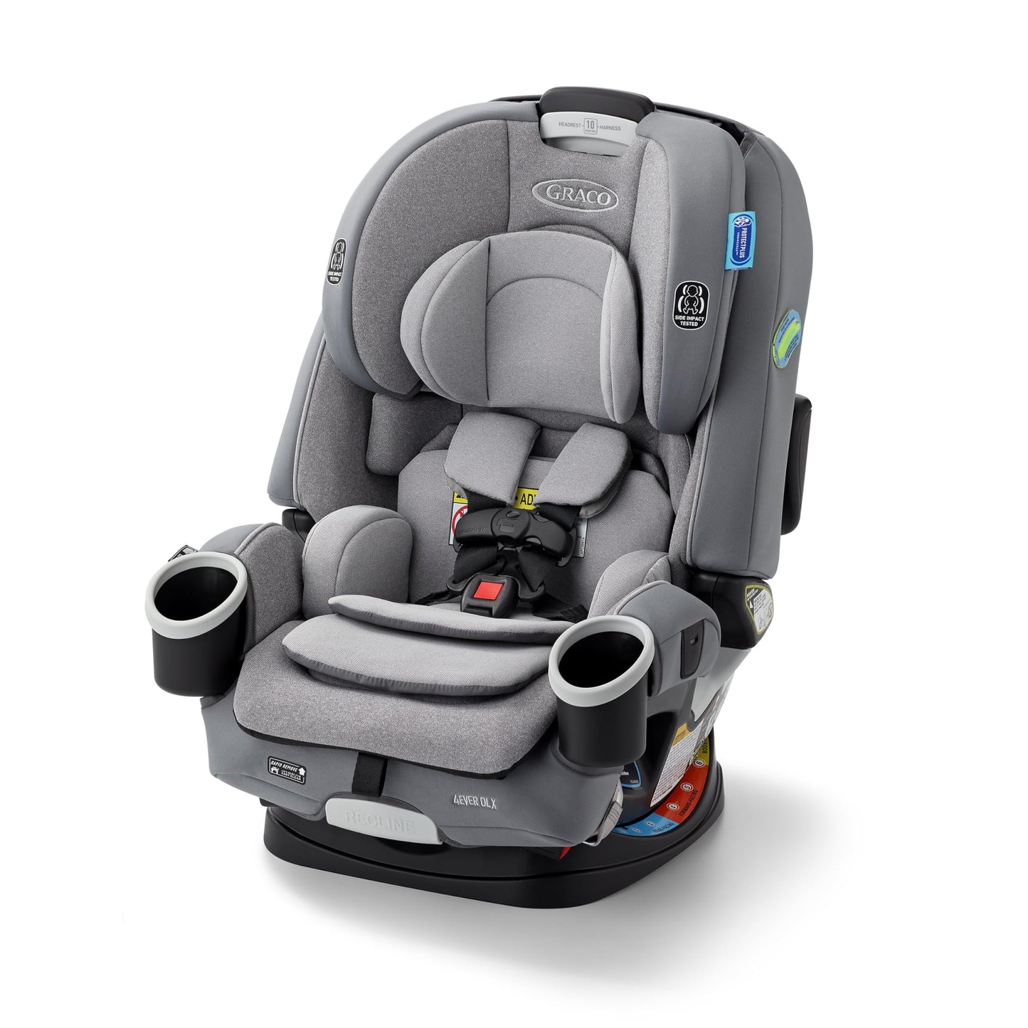 Graco 4Ever DLX 4-in-1 Car Seat, Maven | Infant to Toddler Car Seat, with 10 Years of Use | Rear-Facing, Forward-Facing and Booster Modes | Safe, Comfortable and Convenient