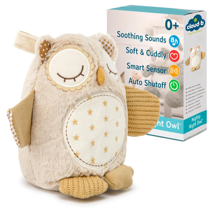 Cloud b Sound Machine with White Noise Soothing Sounds | Cuddly Stuffed Animal & Nomadic Nightlight | Record Parent Voice | Adjustable Settings & Auto-Shutoff | LoveLight™ Buddies - Drake The Dragon™