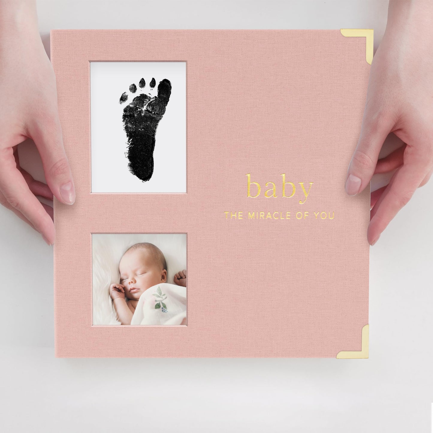 Keepsake Baby Memory Book for Boys and Girls – Timeless First 5 Year Baby Book With Photoslots – Cute Journal Scrapbook or Photo Album - Record a Milestone for Every Event from Birth to Age 5