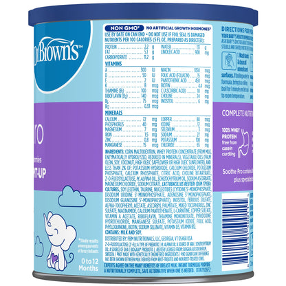 Good Start | Dr. Brown's Soothe Pro, Baby Formula Powder, for Sensitive Tummies, Gas, Fussiness and Spit-Up, Infant Formula with Probiotics, DHA, Non-GMO, 12 Ounces