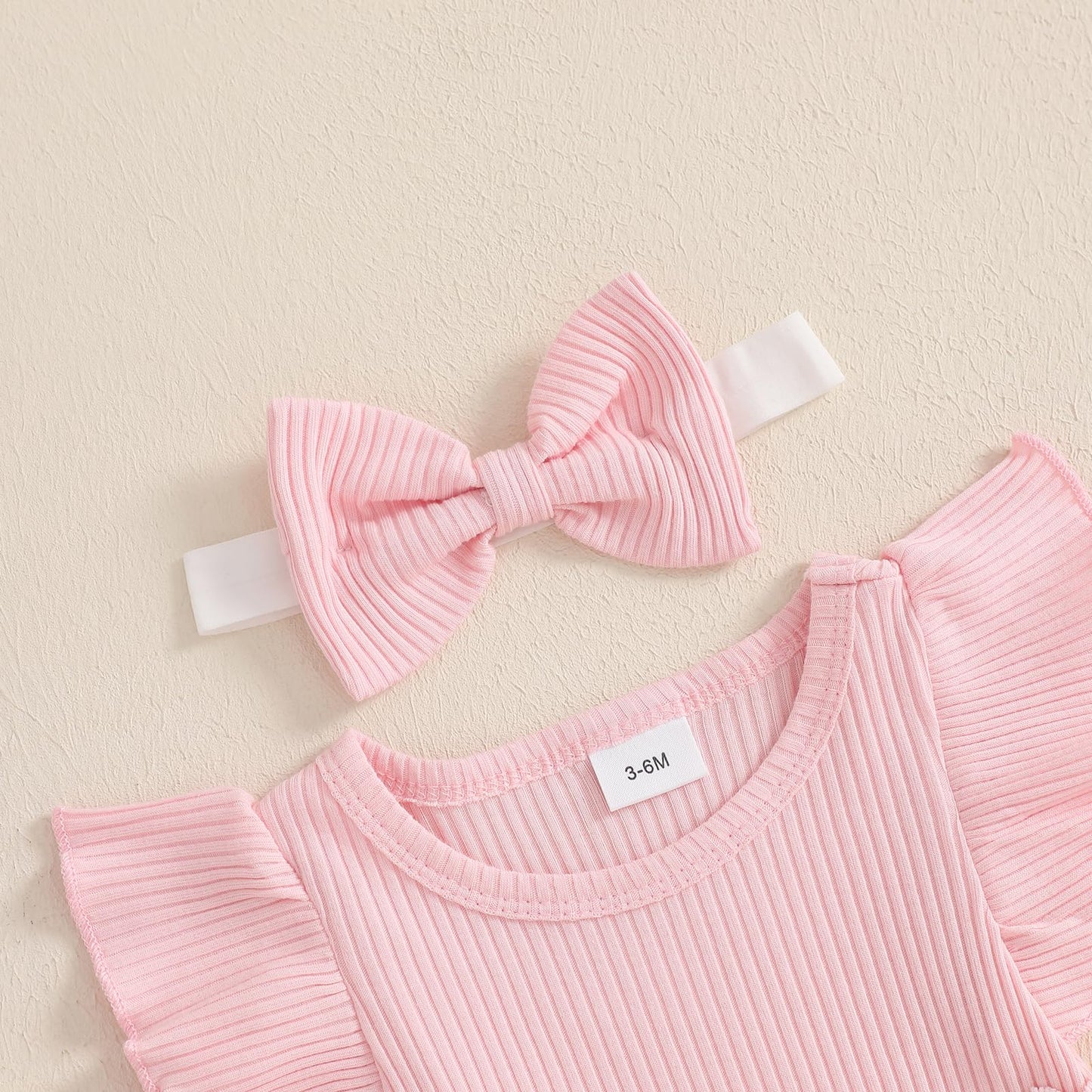 Hnyenmcko Newborn Baby Girl Summer Romper Dress Infant Fly Sleeve Flower Embroidery Mesh Tulle Skirt Hem Ribbed Bodysuit