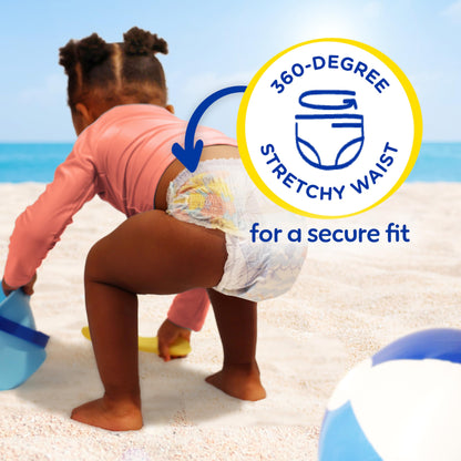 Pampers Swim Diapers - Splashers - Size 2-3, 20 Count, Gap-Free Disposable Baby Swimming Pants