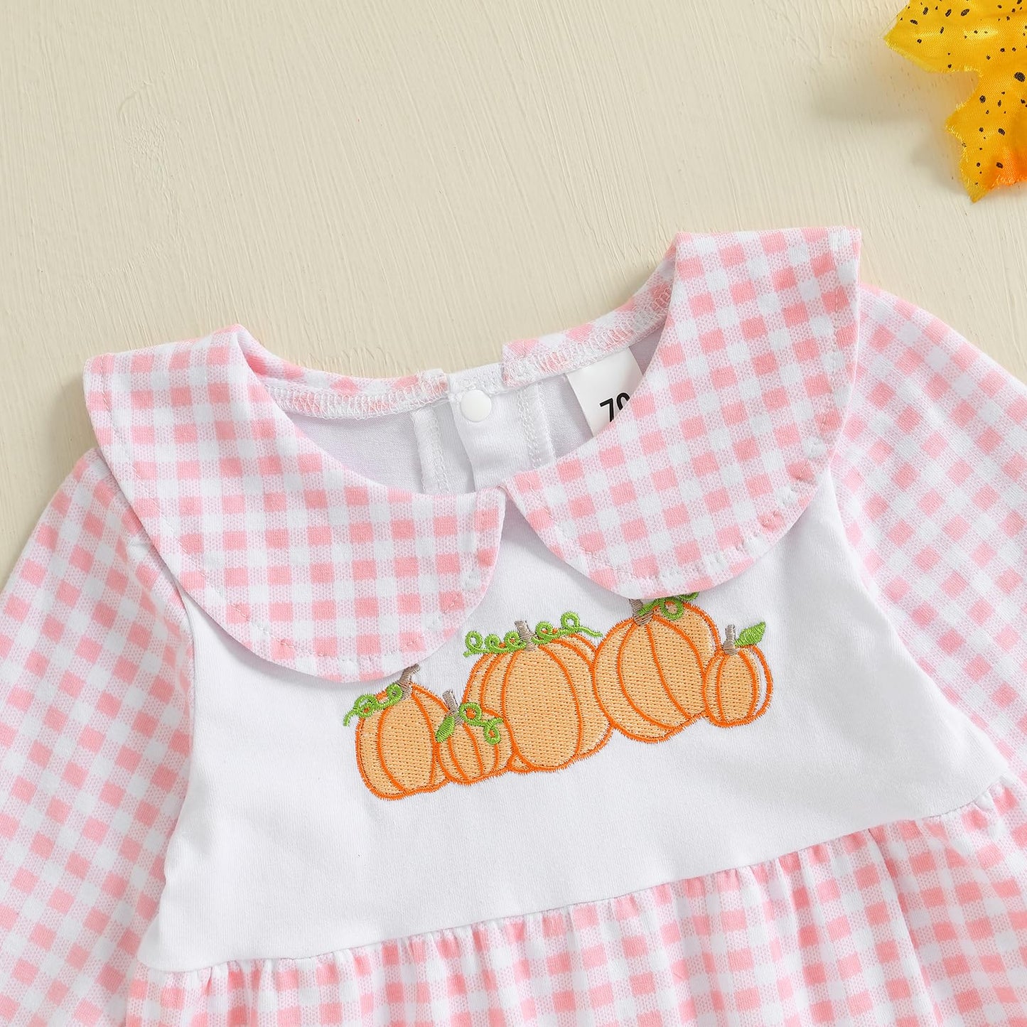 Kuriozud My First Halloween Baby Girl Boy Outfit Newborn Pumpkin Jumpsuit Romper Halloween Footie Pajamas Coming Home Outfit