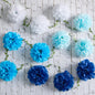 Nude Tissue Paper Pom Pom Garlands, Paper Flowers for Birthday Decorations, Baby Shower, Wedding Engagement, Bridal Shower, Spring Summer Party Decorations