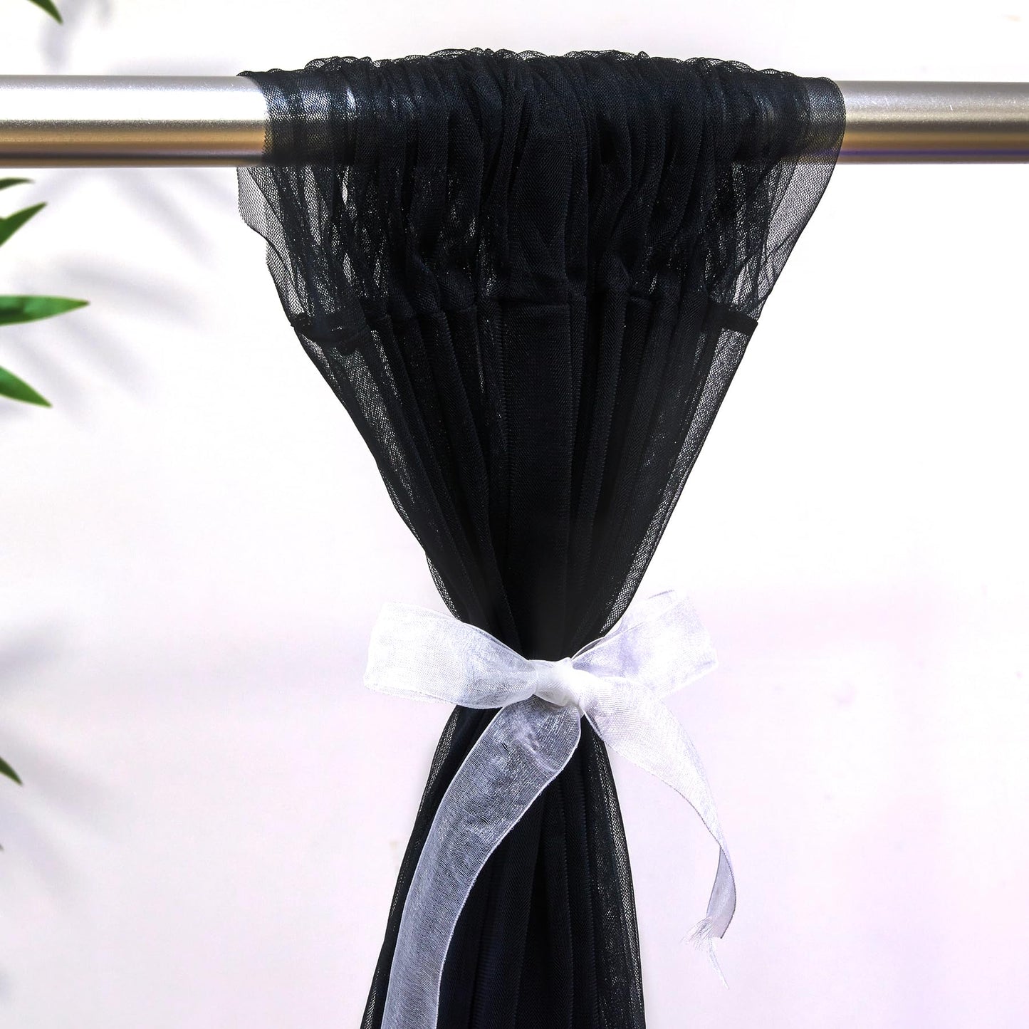 Champagne Tulle Backdrop Curtain for Parties Wedding 10ft×8ft Champagne Sheer Backdrop Curtains for Baby Shower Bridal Shower Reception Birthday Party Christmas Photoshoot Decorations 2 Panels