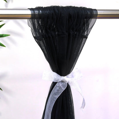 Champagne Tulle Backdrop Curtain for Parties Wedding 10ft×8ft Champagne Sheer Backdrop Curtains for Baby Shower Bridal Shower Reception Birthday Party Christmas Photoshoot Decorations 2 Panels
