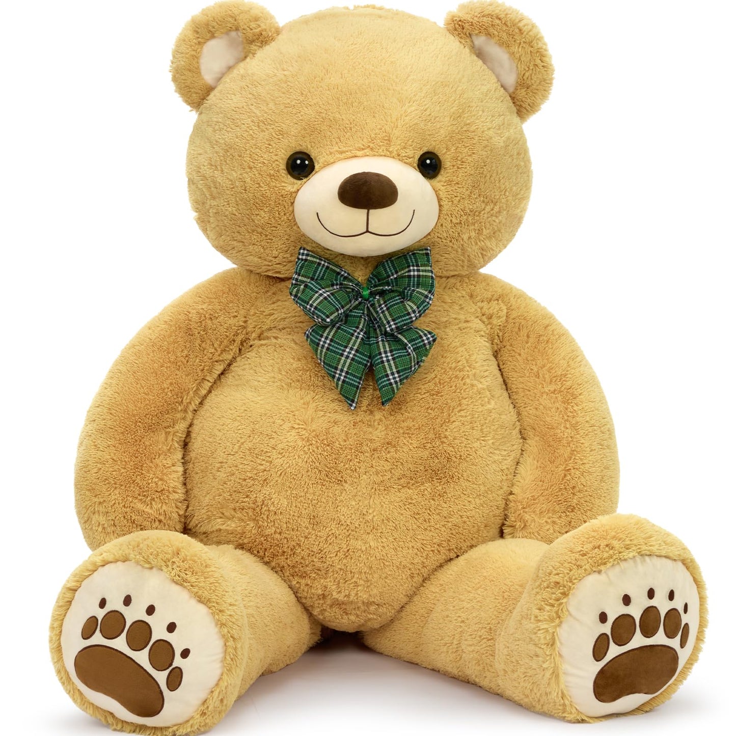 6ft Giant Teddy Bear Stuffed Animal, 72" Life Size Pink Teddy Bear Plush Toy, Cuddly Stuffed Bear Gift for Girlfriend, Wife, Kids at Birthday Valentine's Day, Christmas, Baby Shower Decor
