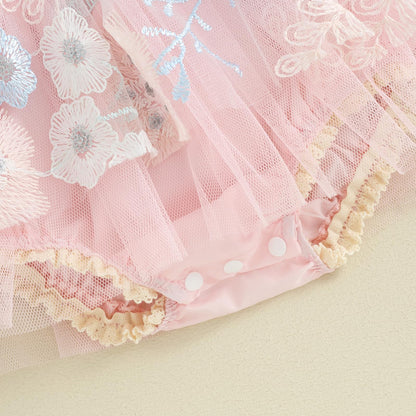 Mubineo Baby Girl Summer Clothes Lace Romper Skirt Dress Princess Outfits Sleeveless Flower Newborn Outfit