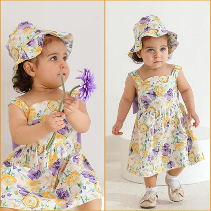 Newborn Infant Baby Girl Dress Toddler Girl Clothes Halter Backless Sleeveless Flower Sundress Summer Dresses for Girl
