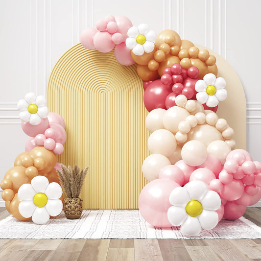 HOUSE OF PARTY 140PCS Pastel Rainbow Balloon Arch Garland Kit - Balloon Arch Kit-Birthday Balloons, Globos para Decoracion de Fiestas | Ideal for valentines day Baby Shower Party Decorations