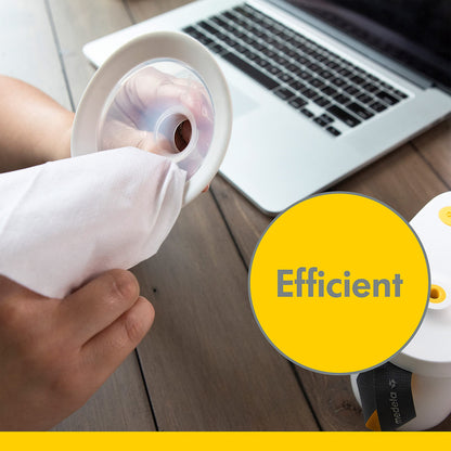 Medela Quick Clean Breast Pump and Accessory Sanitizer Spray Safe No Rinse Breastpump Sterilizer Eliminates 99.9 of Common Bacteria and Germs 8 Fluid Ounces, Clear