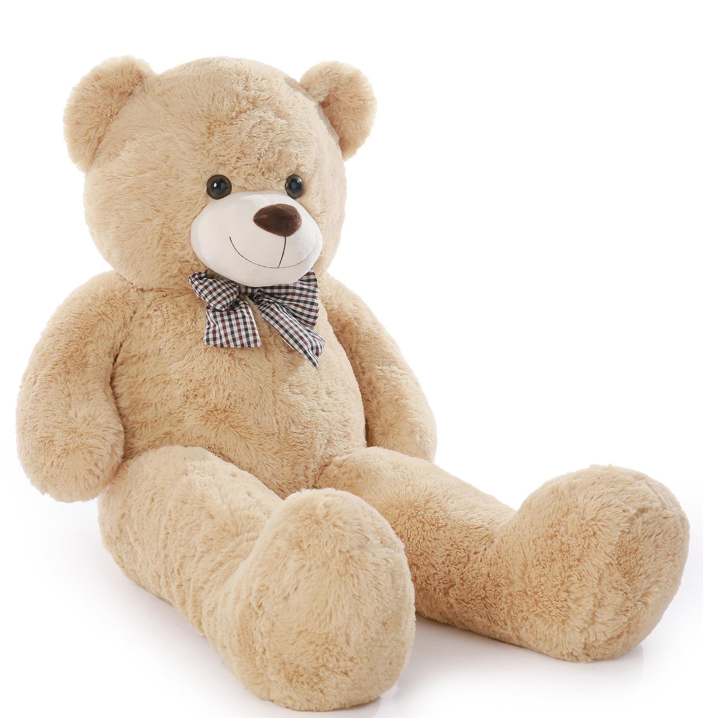 Poutmac Big Pink Teddy Bear 4Ft Giant Stuffed Animal Plush Toy for Girlfriend Women Kids for Valentines Christmas Birthday