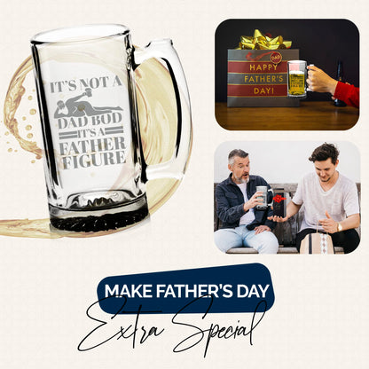 Your Dream Party Shop Daddy's Sippy Cup Beer Glass - 16oz Funny Beer Mug for New Dads - Gifts for Dad