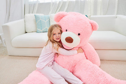 IKASA Giant Teddy Bear Plush Toy Stuffed Animals(Brown,78 inches)